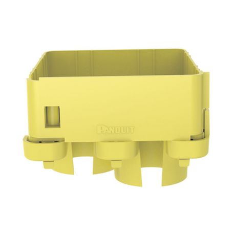 Tapa Con 2 Salidas A Tubo De 1.5in (38mm) Para Uso Con Canaletas 4x4 Fiberrunner™ Color Amarillo