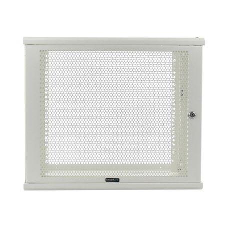 Gabinete Linkedpro De Montaje En Pared 19in Puerta Perforada 9 Ur 450 Mm De Profundidad Color Blanco