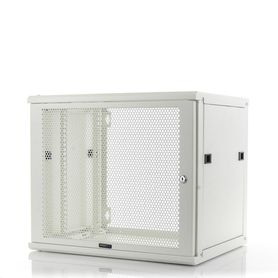 gabinete linkedpro de montaje en pared 19in puerta perforada 9 ur 450 mm de profundidad color blanco216170