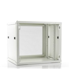 gabinete linkedpro de montaje en pared 19in puerta perforada 9 ur 450 mm de profundidad color blanco216170