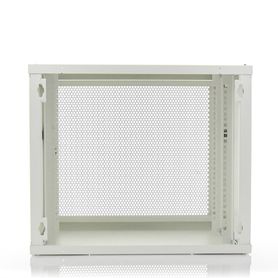 gabinete linkedpro de montaje en pared 19in puerta perforada 9 ur 450 mm de profundidad color blanco216170