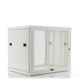 gabinete linkedpro de montaje en pared 19in puerta perforada 9 ur 450 mm de profundidad color blanco216170