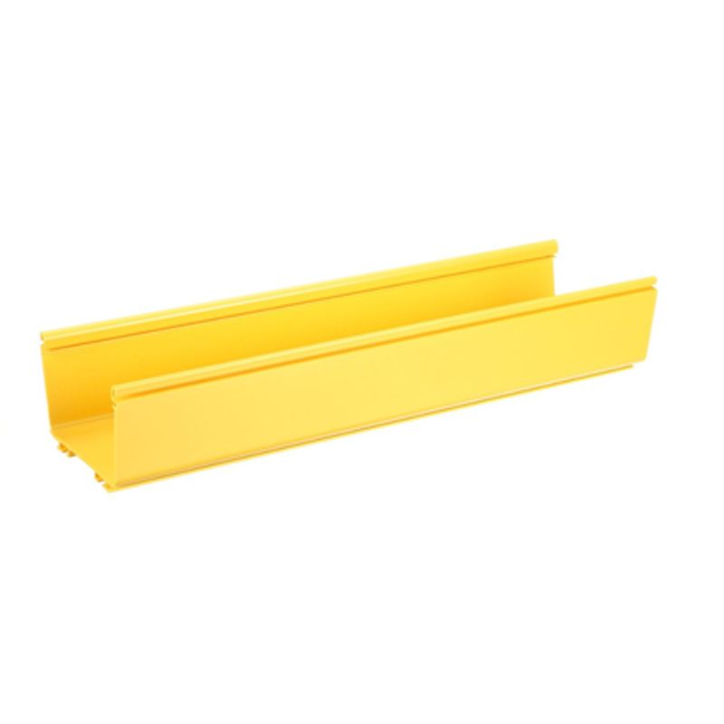 Canaleta Fiberrunner™ 6x4 De Pvc Rigido Color Amarillo 1.8 M De Largo