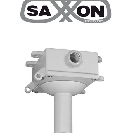 Saxxon Wbwhwb8203  Brazo De Montaje En Techo De 20cm Con Caja De Conexiones Para Gabinete / Aluminio/ Ofertas Aaa