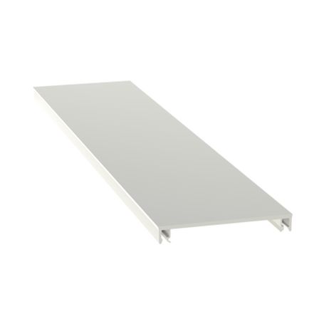 cubierta para canaleta t70 de pvc rigido 701 x 91 x 18288 mm color blanco