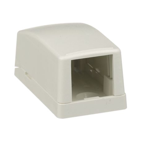 Caja De Montaje En Superficie Para 1 Módulo Minicom Color Blanco Mate