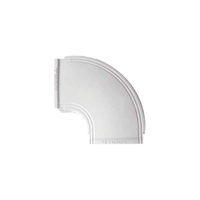 Curva Horizontal Color Blanco Para Canaleta Thr40