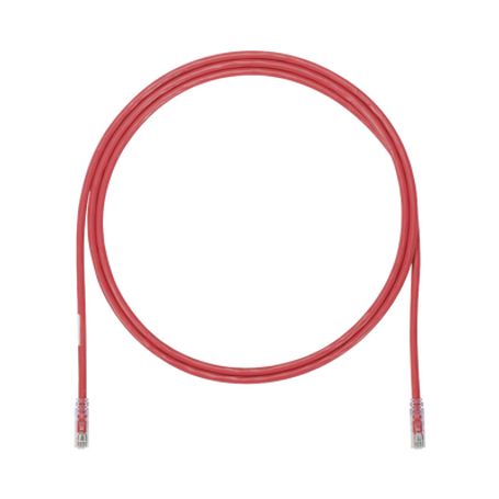 cable de parcheo utp cat6a 24 awg cm color rojo 5ft