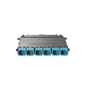 cassette hd flex™ para 12 fibras multimodo om4 de mpo a 6 conectores lc duplex color aqua197081