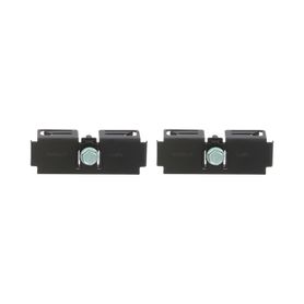 kit de 2 clips para unión de charolas wyrgrid de panduit compatible con 8 y 12 in de ancho color negro185444