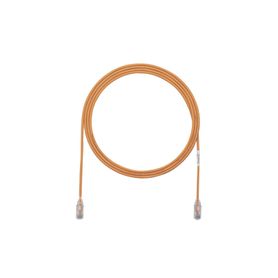cable de parcheo tx6 utp cat6 diámetro reducido 28awg color naranja 3ft 