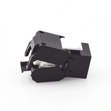 Módulo Jack Keystone Cat5e (toolless) Con Terminación En Ángulo 180 º Color Negro Compatible Con Faceplate Y Patchpanel Linkedpr