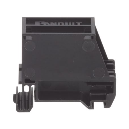 Adaptador De 1 Puerto Para Conectores Tipo Minicom Montaje En Riel Din Estándar De 35mm Color Negro