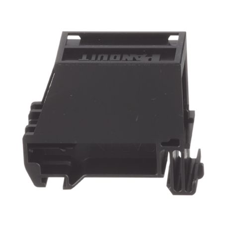 Adaptador De 1 Puerto Para Conectores Tipo Minicom Montaje En Riel Din Estándar De 35mm Color Negro