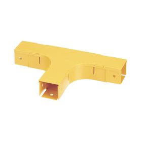 accesorio en t horizontal con ángulos a 90º para canaletas fiberrunner™ 2x2 color amarillo204383