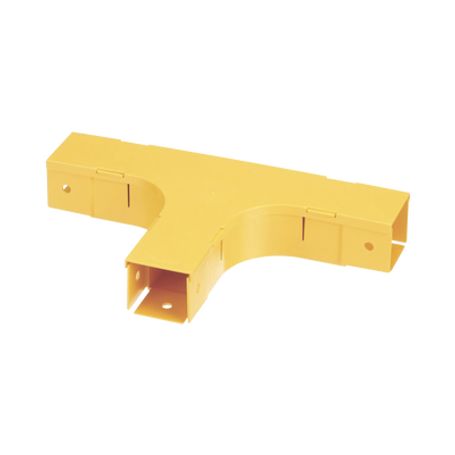 accesorio en t horizontal con ángulos a 90º para canaletas fiberrunner™ 2x2 color amarillo204383