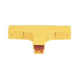 accesorio en t horizontal con ángulos a 90º para canaletas fiberrunner™ 2x2 color amarillo204383