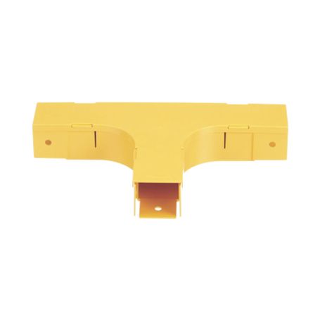 Accesorio En T Horizontal Con Ángulos A 90º Para Canaletas Fiberrunner™ 2x2 Color Amarillo