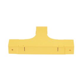 accesorio en t horizontal con ángulos a 90º para canaletas fiberrunner™ 2x2 color amarillo204383