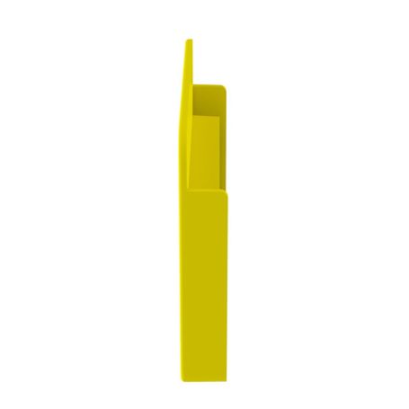 Tapa Final Para Canaletas Fiberrunner™ 4x4 De Instalación A Presión Color Amarillo