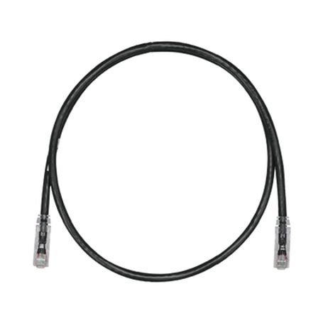 cable de parcheo tx6 utp cat6 24 awg cm color negro 3 ft191454