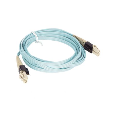 jumper pviq de fibra óptica multimodo 50125 om4 lclc duplex lszh color aqua 3 metros185606