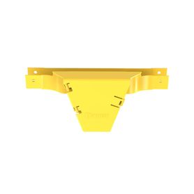 accesorio en t con conexión horizontal y bajada vertical a 90º para canaletas fiberrunner™ 2x2 color amarillo204408