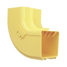 bajada vertical interior de 90º con tapa para uso con canaletas 4x4 fiberrunner™ color amarillo200270