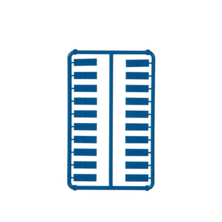 Paquete De 100 Iconos De Datos De Instalación A Presión Para Jacks Minicom De Panduit De Plástico Color Azul
