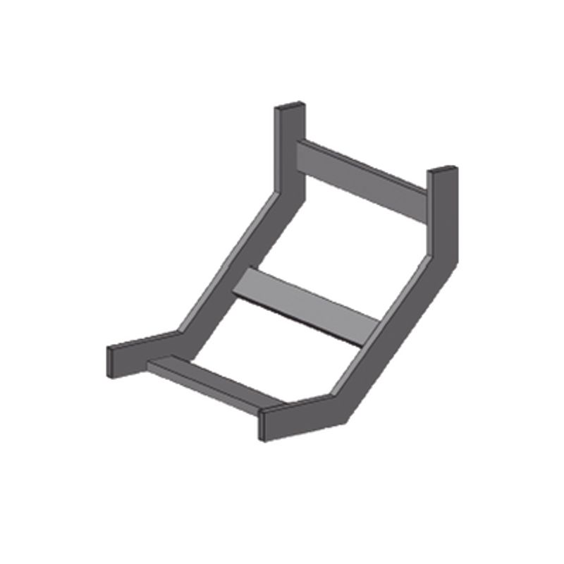 Curva Vertical Interior Epoxica Para Charola Tubular De 12 De Ancho Incluye Cople Y Tornilleria 