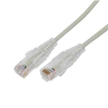 Cable De Parcheo Slim Utp Cat6a  3 M Gris Diámetro Reducido (28 Awg)