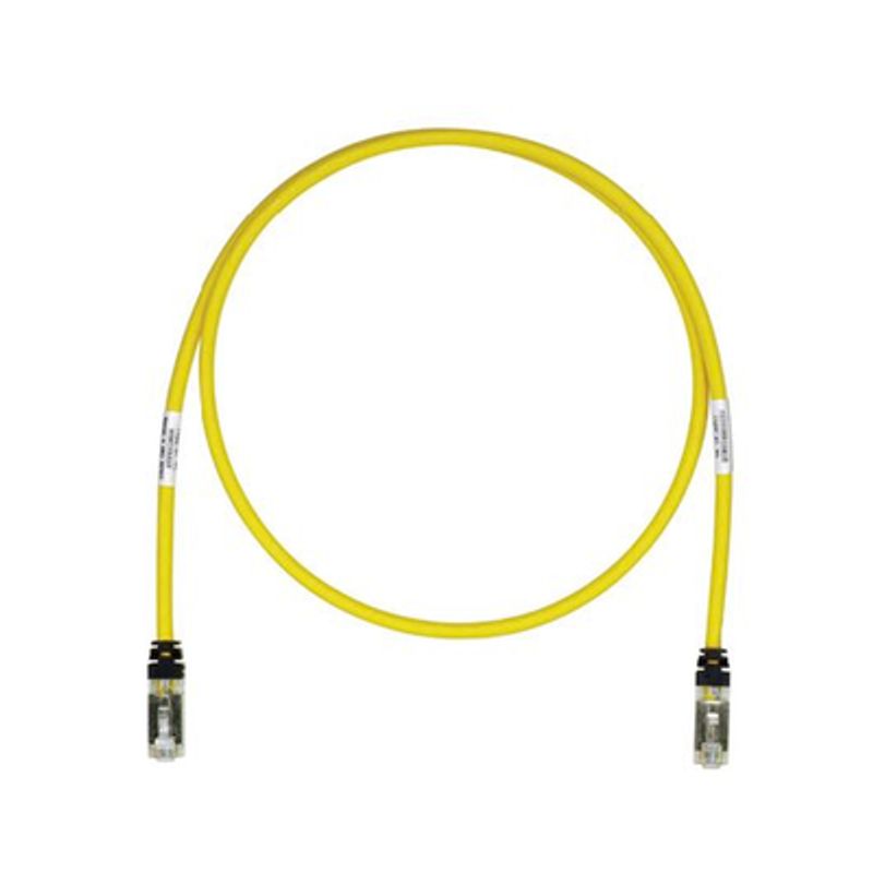 Patch Cord Cat6a Blindado S/ftp Cm/ls0h 13ft Color Amarillo