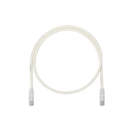 cable de parcheo utp cat6a 24 awg cm color blanco 1ft