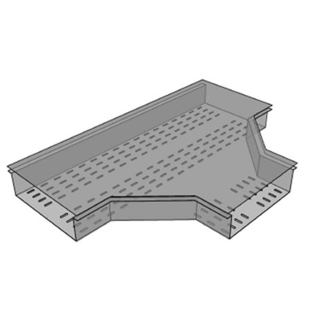 tapa t horizontal para fondo solido perforado de 6 perfil z