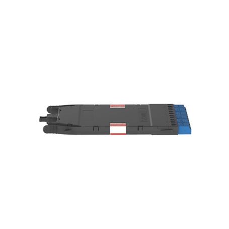 Cassette Hd Flex™ Para 12 Fibras Monomodo Os2 De Mpo A 6 Conectores Lc Duplex Color Azul