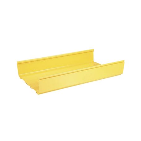 canaleta fiberrunner™ 12x4 de pvc rigido color amarillo 18 m de largo184768