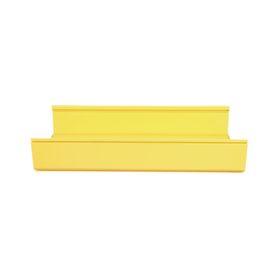 canaleta fiberrunner™ 12x4 de pvc rigido color amarillo 18 m de largo184768