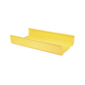 canaleta fiberrunner™ 12x4 de pvc rigido color amarillo 18 m de largo184768