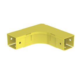 ángulo recto a 90º horizontal con tapa para canaletas fiberrunner™ 2x2 color amarillo204528