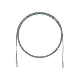 cable de parcheo utp cat6a cmlszh diámetro reducido 28awg color gris 3ft