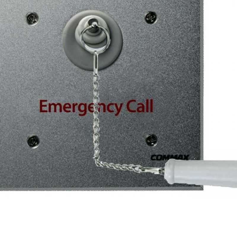Commax Es420  Botón De Emergencia Con Cadena Para Uso En Regaderas Cuenta Con Protección Contra Agua / Sistema De Enfermeria Con