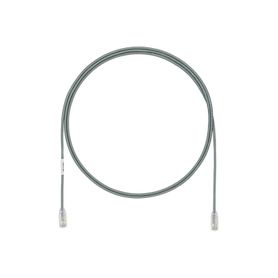 cable de parcheo utp cat6a cmlszh diámetro reducido 28awg color gris 5ft