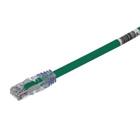 cable de parcheo utp cat6a 24 awg cm color verde 25ft