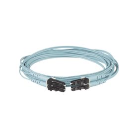 jumper de fibra optica multimodo 50125 om3 lclc duplex ofnr riser color aqua 25 metros182466