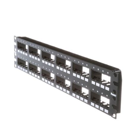 Panel De Parcheo Modular Minicom (sin Conectores) Plano De Instalación Al Ras Sin Blindaje De 48 Puertos 2ur