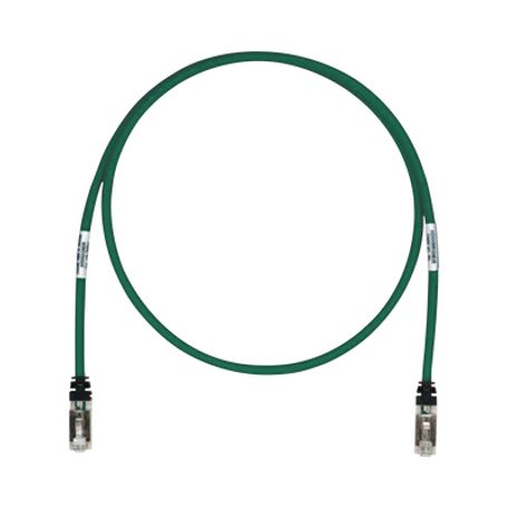 Patch Cord Cat6a Blindado S/ftp Cm/ls0h 25ft Color Verde