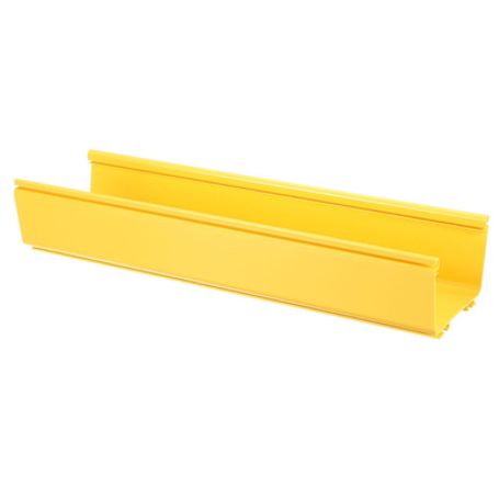 Canaleta Fiberrunner™ 6x4 De Pvc Rigido Color Amarillo 2 M De Largo