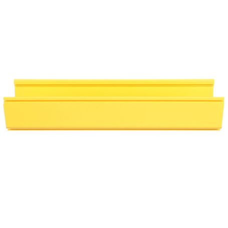 Canaleta Fiberrunner™ 6x4 De Pvc Rigido Color Amarillo 2 M De Largo