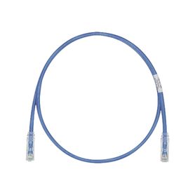 cable de parcheo tx6 utp cat6 24 awg cm color azul 35ft