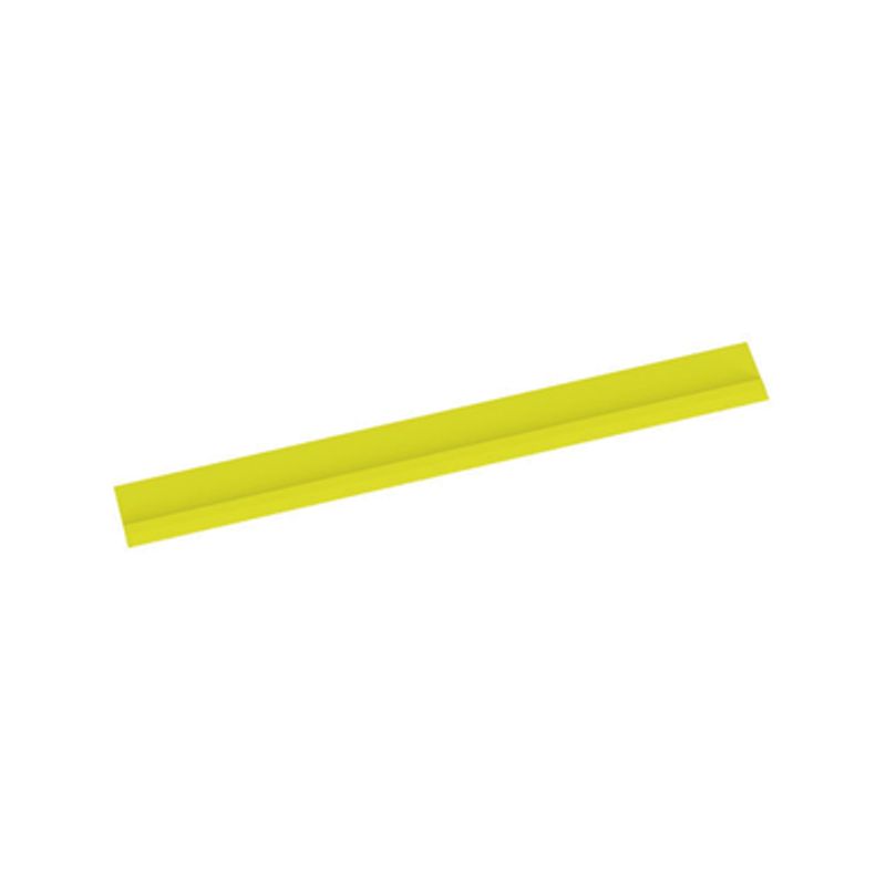 Tapa Con Bisagra A Presión Para Canaleta Fiberrunner™ Fr12x4yl6 De Pvc Rigido Color Amarillo 1.8 M De Largo